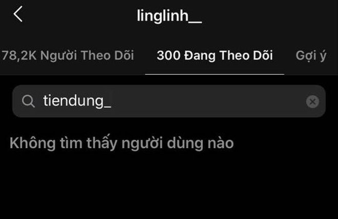 Đồng thời hủy theo dõi chồng trên Instagram