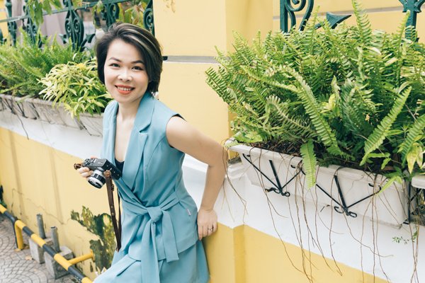 Ở chị Mỹ Hằng, một thứ năng lượng tích cực và khỏe khoắn luôn làm người ta phấn chấn theo