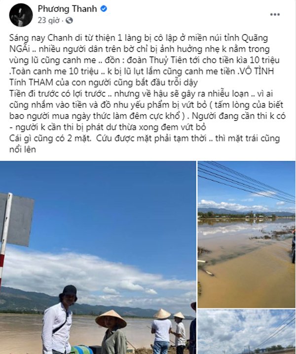 Bài viết gây tranh cãi của Phương Thanh