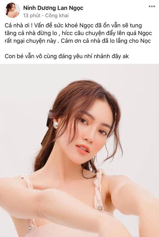 Chia sẻ của nữ diễn viên
