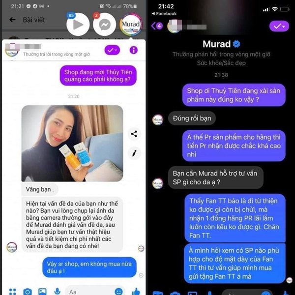 Nhiều anti-fan “tấn công” nhãn hàng Thủy Tiên đang quảng bá