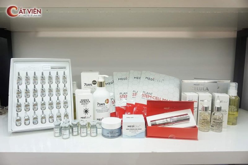 Một số dòng mỹ phẩm Medicell.
