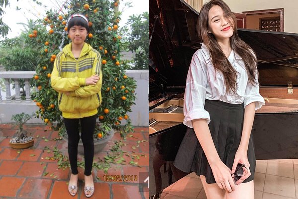 Trước đây, Đỗ Thị Hà sở hữu nước da ngăm, mắt hai mí, tóc cắt mái ngố. Đó là vào thời điểm Tân Hoa hậu Việt Nam khoảng 12 tuổi.