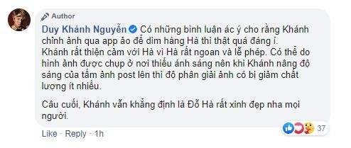 Lời giải thích của nam diễn viên