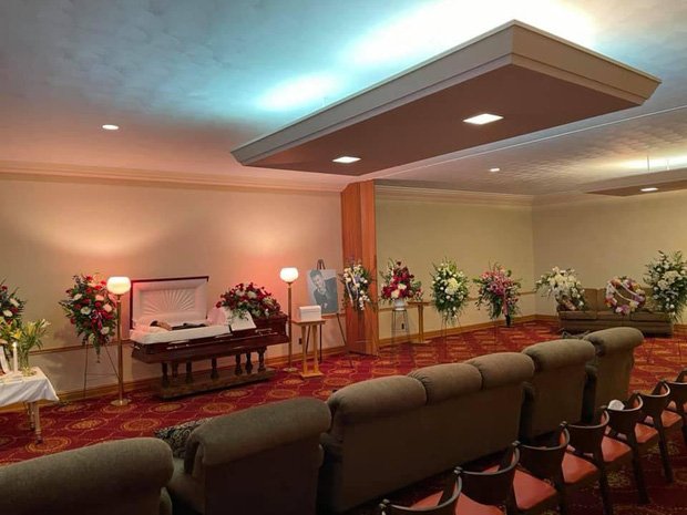 Nơi đặt linh cữu Vân Quang Long