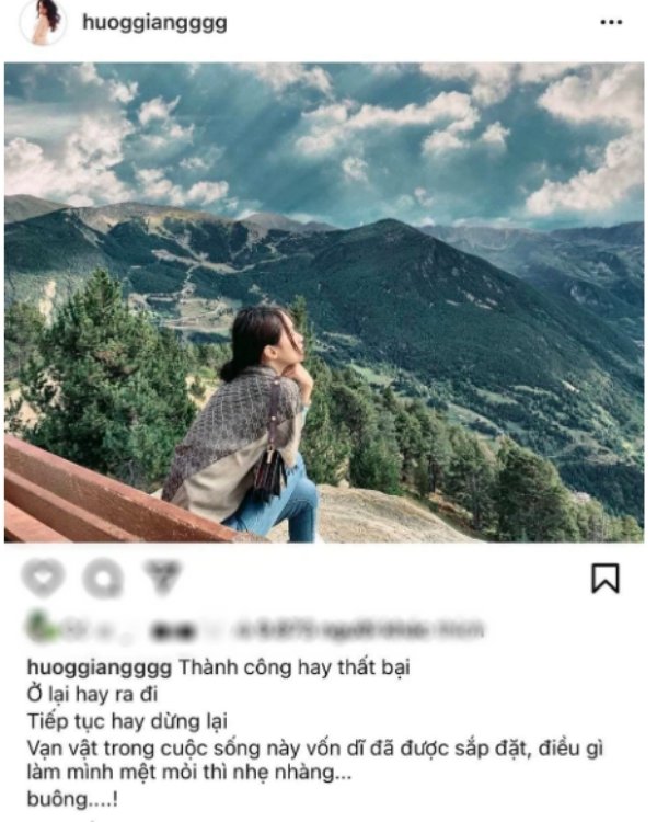 Trước đó, Hương Giang cũng có chia sẻ gây xôn xao