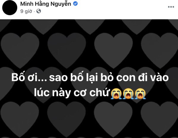 Dòng trạng thái ngắn ngủi, đầy xót xa của NSND Minh Hằng