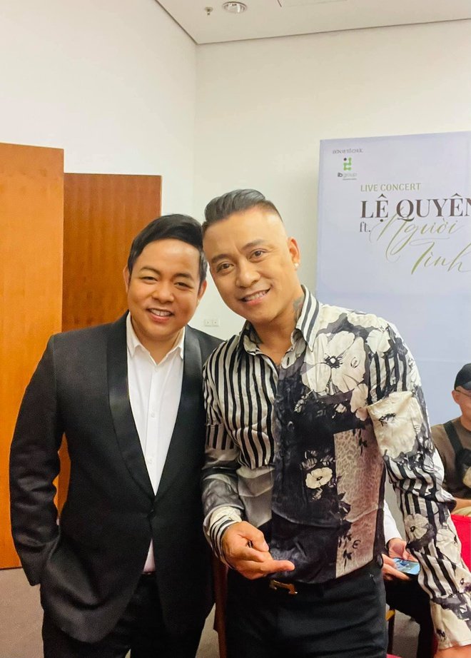 Quang Lê vẫn đăng ảnh cùng Tuấn Hưng trong show Lệ Quyên