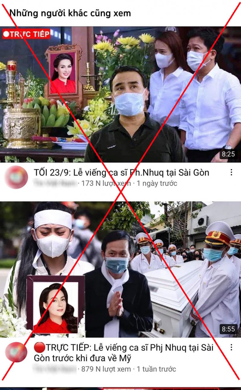 Phẫn nộ chiêu trò câu view xung quanh tình hình sức khỏe của Phi Nhung