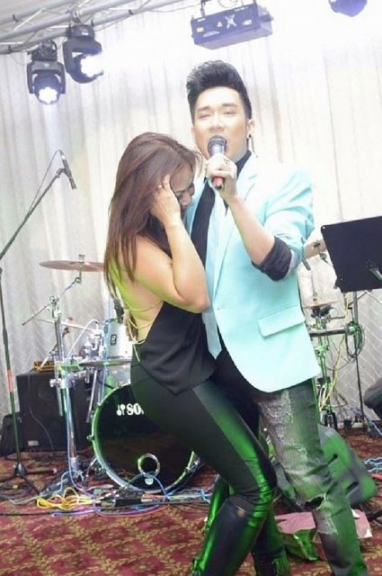Quang Hà bị quấy rối năm 2015.
