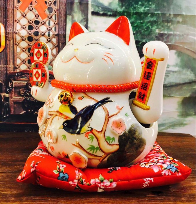 Mèo thần tài có nguồn gốc từ Nhật Bản.