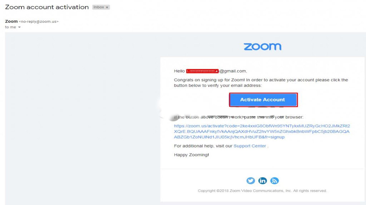 Vào email đăng ký để kích hoạt tài khoản.