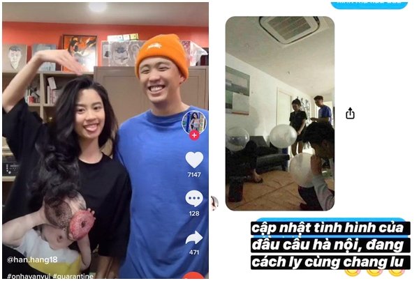 Hình ảnh vợ chồng Trang Lou hút bóng cười xôn xao mạng xã hội.
