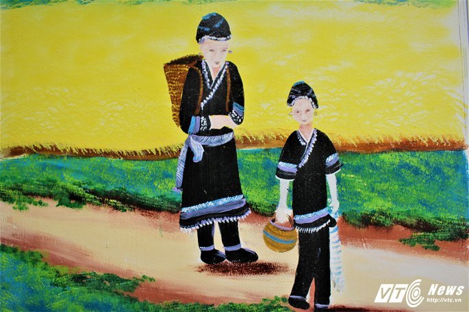 Ảnh: Ngôi làng bích họa độc đáo của người Dao nơi biên giới