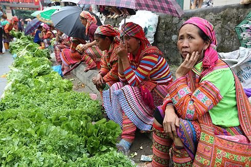 Hương sắc tự nhiên ở chợ phiên núi rừng Hoàng Su Phì