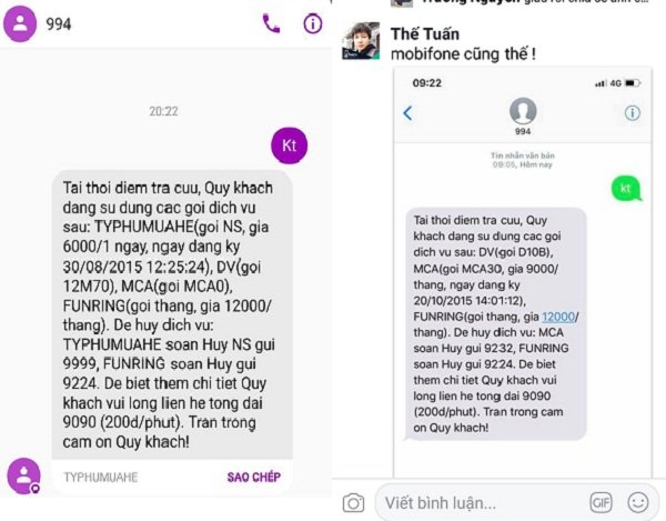 Sục sôi bị nhà mạng Vinaphone, Viettel, MobiFone 'móc tiền' mà không biết?