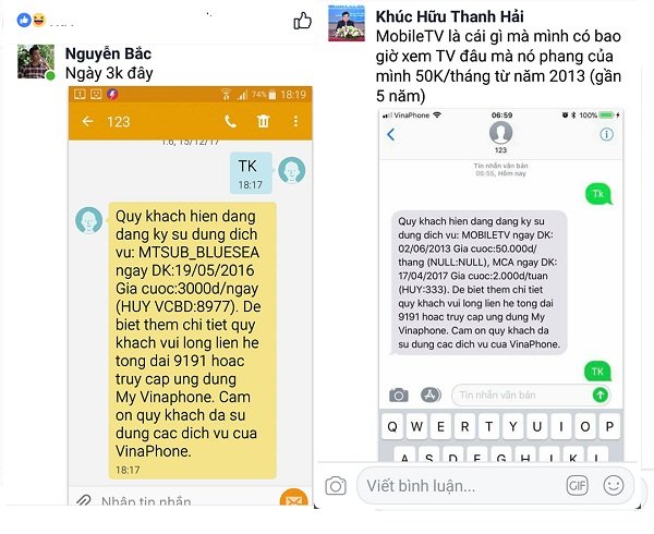 Sục sôi bị nhà mạng Vinaphone, Viettel, MobiFone 'móc tiền' mà không biết?