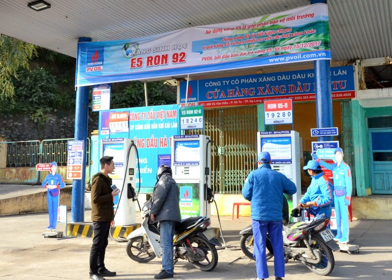 Xăng E5 chính thức được bán trên địa bàn tỉnh