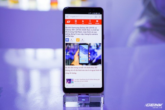 Bộ đôi Samsung Galaxy A8 (2018) và Galaxy A8+ (2018) chính thức ra mắt tại thị trường Việt Nam