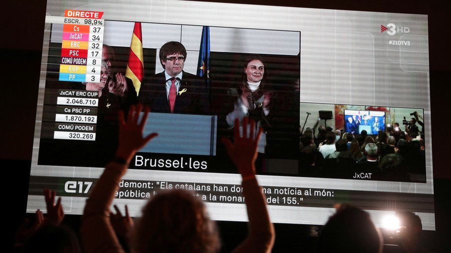 Phe ly khai bất ngờ chiến thắng trong bầu cử ở Catalonia