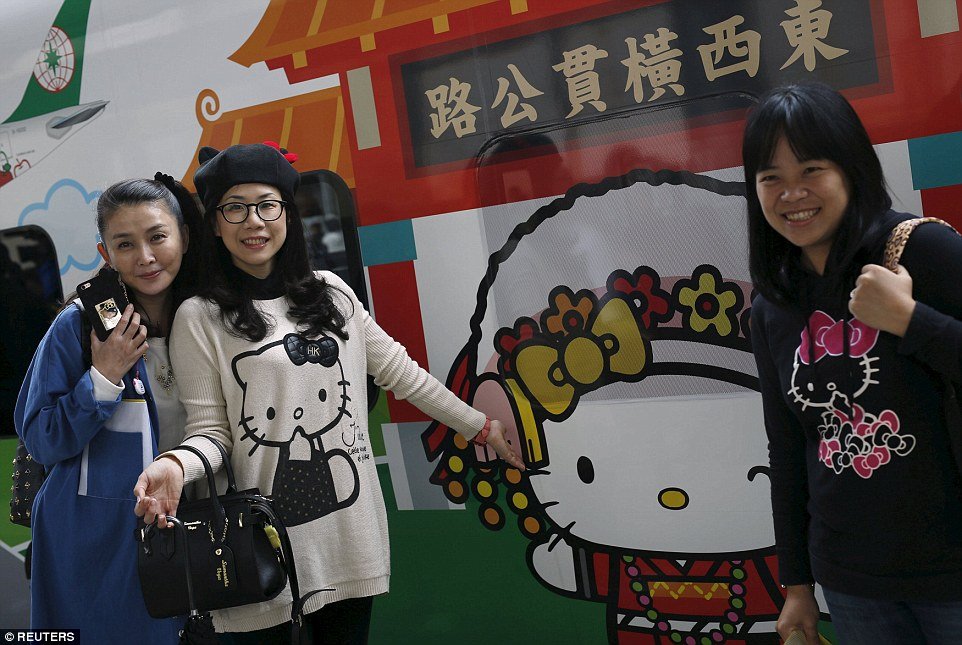 doc-dao-voi-doan-tau-dien-ve-kin-hinh-hello-kitty-tai-dai-loan