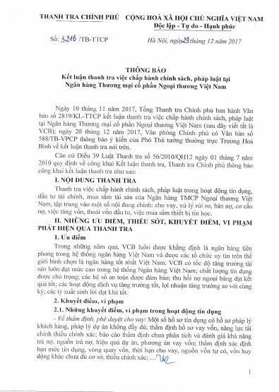 vi-pham-hoat-dong-cho-vay-vietcombank-bi-de-nghi-xu-ly
