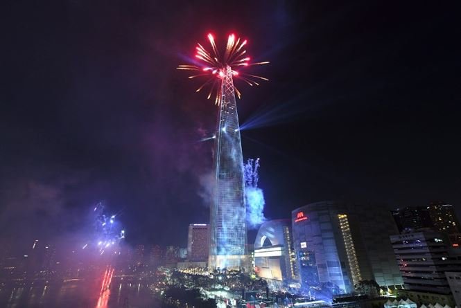 Mãn nhãn với 'đại tiệc' pháo hoa toàn cầu mừng năm mới 2018