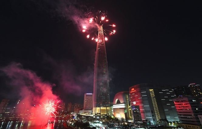 Mãn nhãn với 'đại tiệc' pháo hoa toàn cầu mừng năm mới 2018