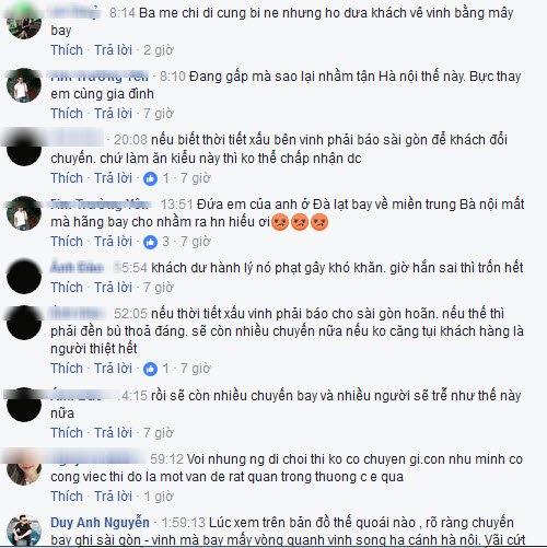 Khách từ TP.HCM ra Vinh đưa tang bà nội, máy bay Vietjet hạ cánh xuống Hà Nội