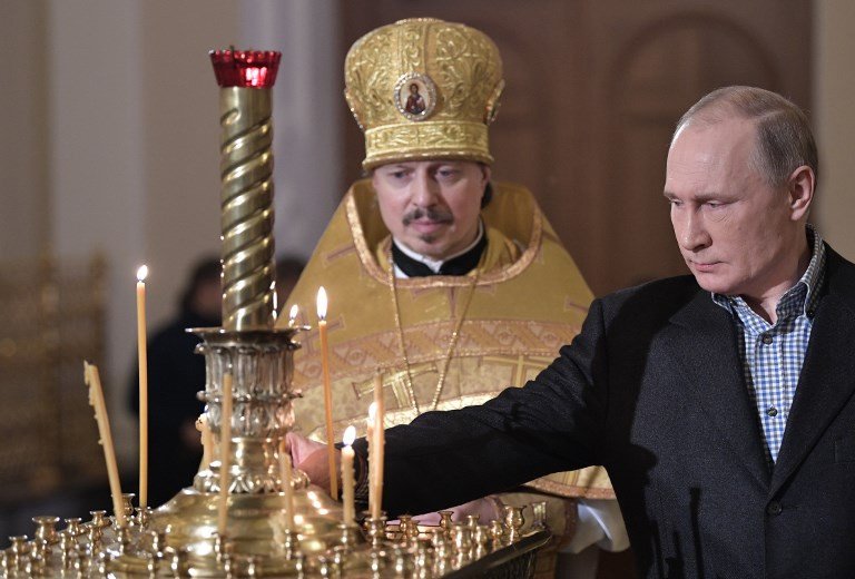 TT Putin và Chính Thống giáo toàn thế giới bắt đầu lễ Giáng sinh