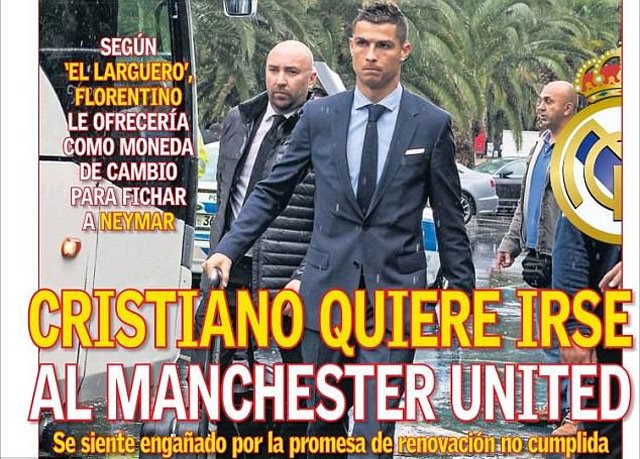 Về M.U thôi, Ronaldo!