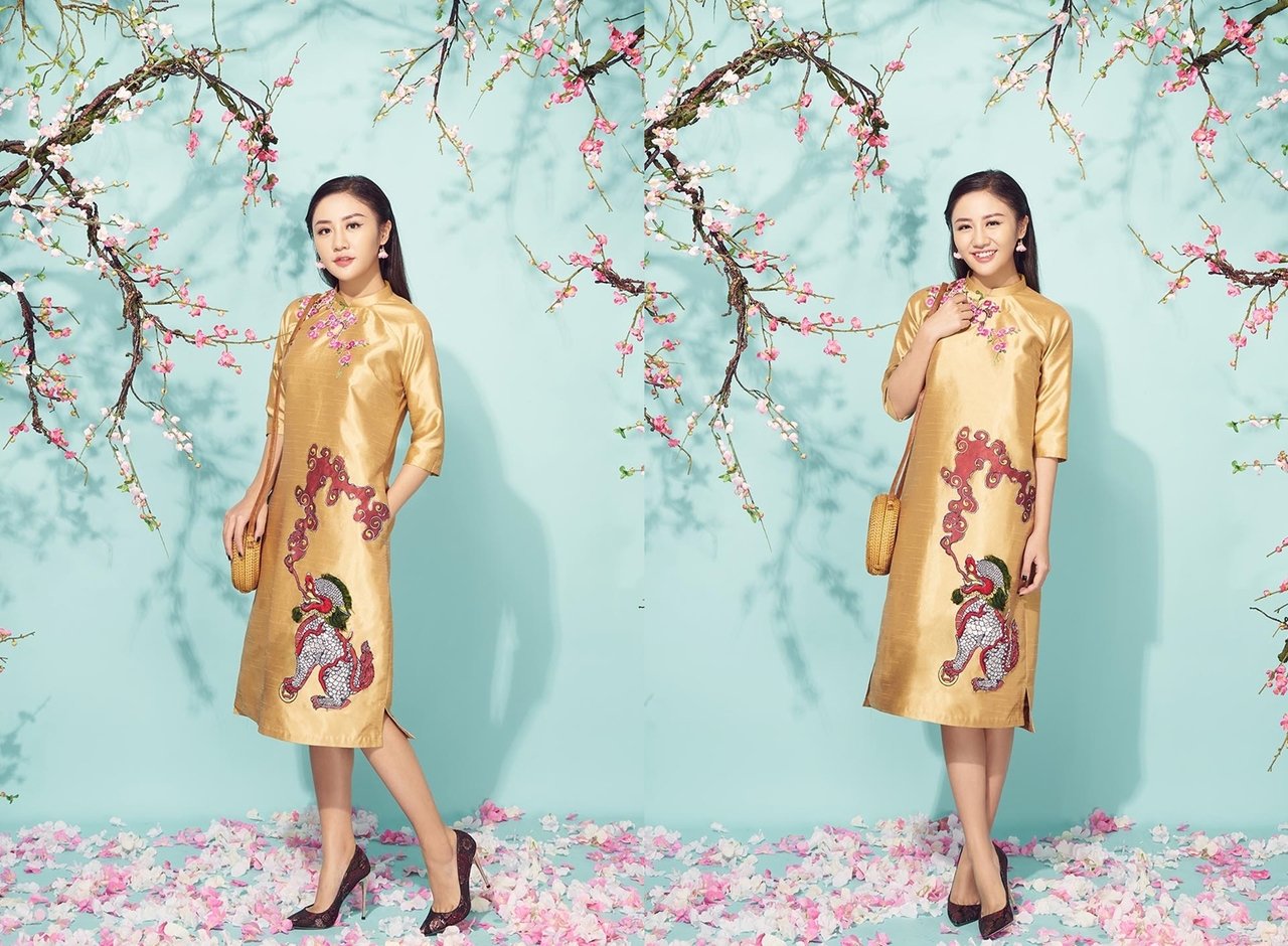 van-mai-huong-khoe-me-ruot-tre-trung-xinh-dep-trong-bo-hinh-ngap-tran-sac-xuan
