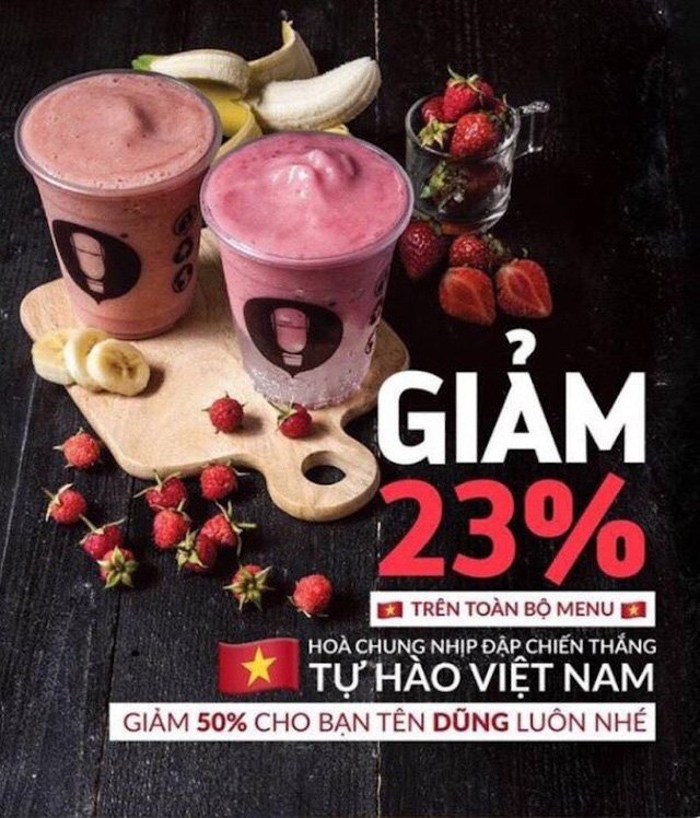 Người có tên giống cầu thủ U23 Việt Nam được giảm 50% khi mua đồ