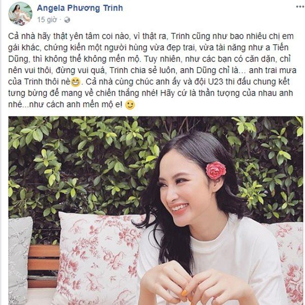 Chị họ Bùi Tiến Dũng 