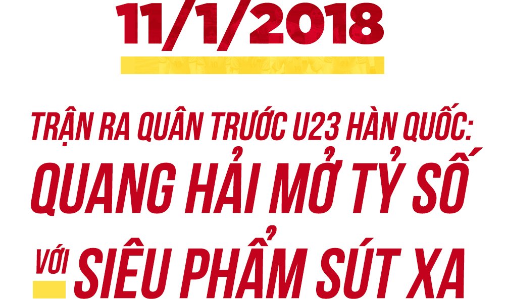 Hành trình kỳ diệu vào chung kết U23 châu Á 2018