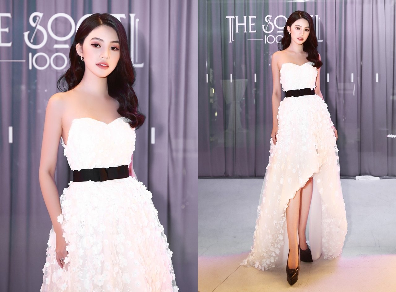 hoa-hau-con-nha-giau-jolie-nguyen-xinh-nhu-cong-chua-khi-dien-vay-david-wong