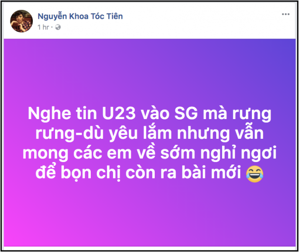 toc-tien-huong-giang-idol-lo-lang-khi-biet-tin-u23-viet-nam-se-co-mat-tai-tp-hcm