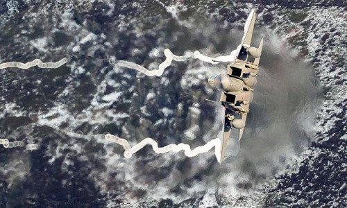 Mãn nhãn Đại bàng tấn công F15E Mỹ trình diễn ở xứ Wales