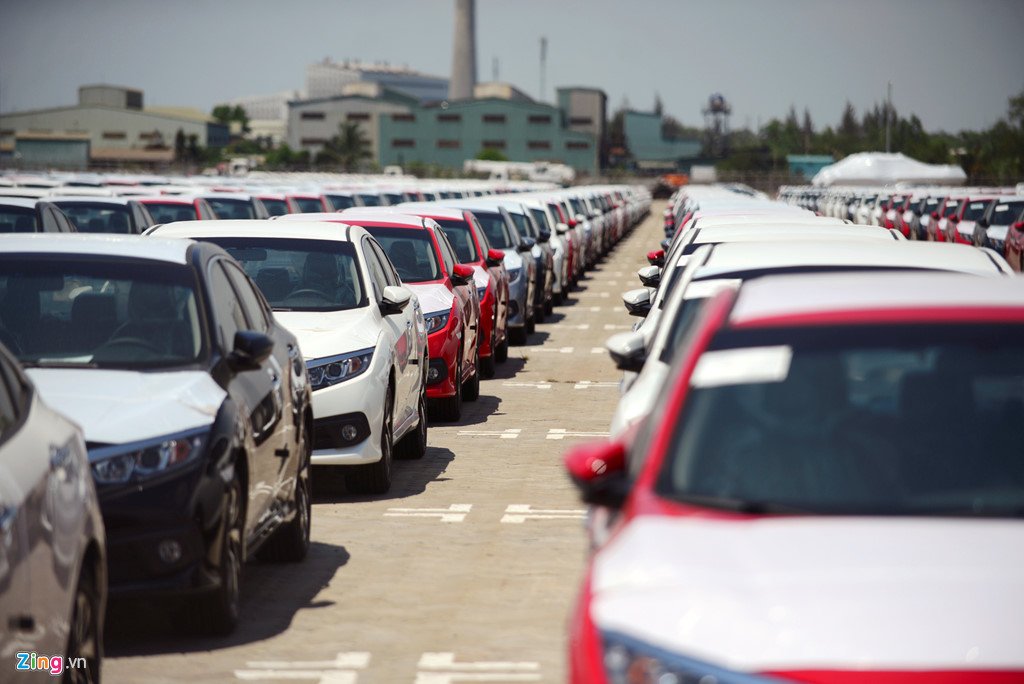 Cận cảnh dàn xe Honda thuế 0% đầu tiên cập cảng TP.HCM