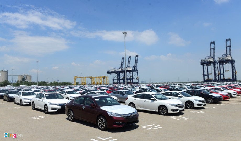 Cận cảnh dàn xe Honda thuế 0% đầu tiên cập cảng TP.HCM