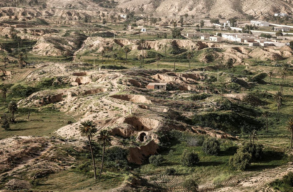 Những gia đình cuối cùng sống dưới lòng đất ở Tunisia