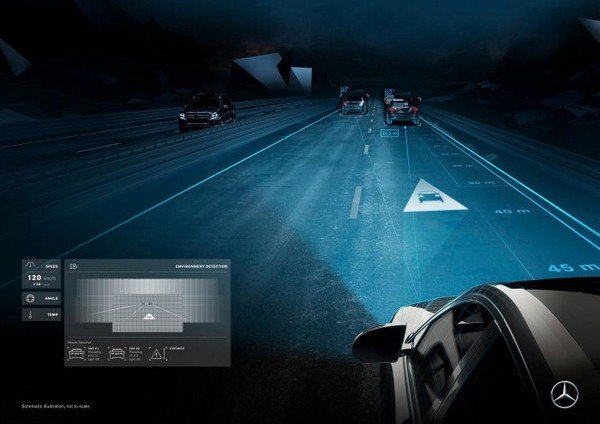 Mercedes đưa đèn pha thông minh lên các mẫu xe sang Maybach
