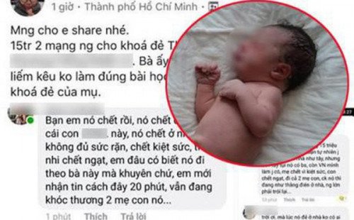 facebook-nguoi-tung-tin-thai-phu-tu-vong-do-sinh-thuan-tu-nhien-am-tham-khoa-tai-khoan