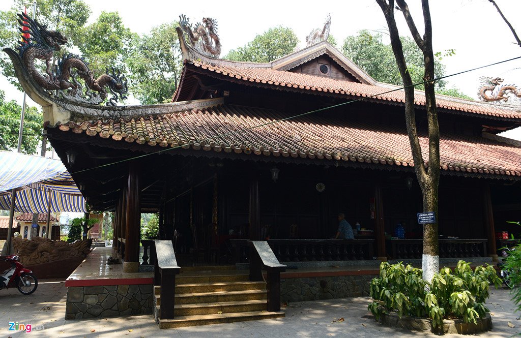 Đình Tân Thông - nơi ông Sáu Khải thưởng trà