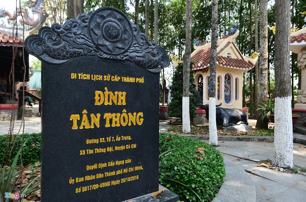 Đình Tân Thông - nơi ông Sáu Khải thưởng trà