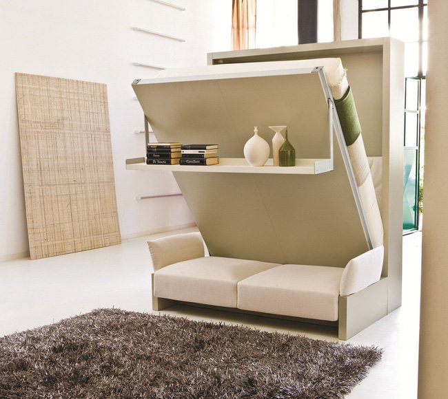 Căn hộ chung cư có diện tích chỉ khoảng 16m2 nhưng không thiếu một khu vực chức năng nào mà lại còn đẹp đến ngẩn ngơ