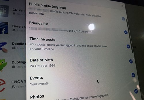 Dữ liệu người dùng Facebook được bán công khai tại Việt Nam