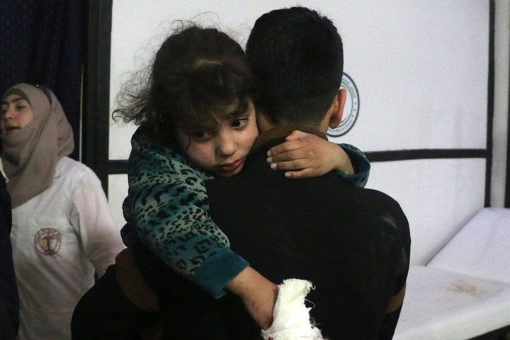 Cảnh tàn phá khủng khiếp tại Đông Ghouta (Syria) nhìn từ trên cao