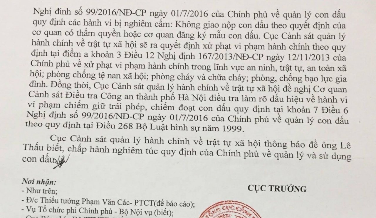 Đề nghị điều tra dấu hiệu chiếm đoạt con dấu báo Sức khỏe Cộng đồng