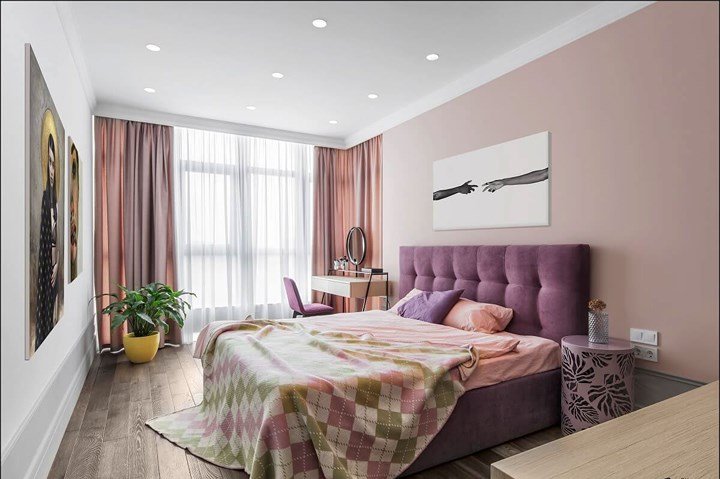 Bất ngờ với ngôi nhà 110m2 đầy màu sắc